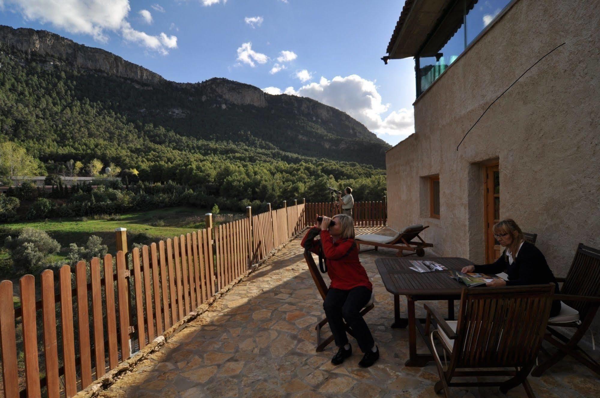 Observatorio De Aves Mas De Bunyol Valderrobres Kültér fotó